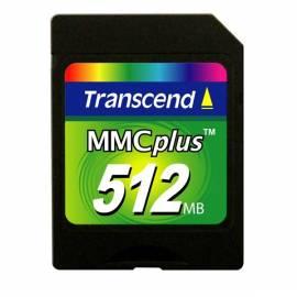 Bedienungsanleitung für Speicherkarte TRANSCEND MMC 512MB High-Speed (TS512MMC4)