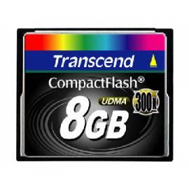 Speicherkarte TRANSCEND CF 8GB 300 X (TS8GCF300) - Anleitung