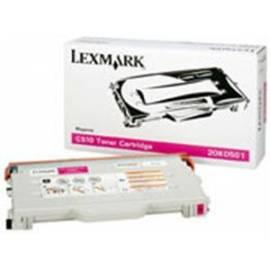 LEXMARK C510 Toner (20K 0501) rot Gebrauchsanweisung
