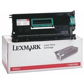 Handbuch für Toner LEXMARK W820 (12B0090) schwarz