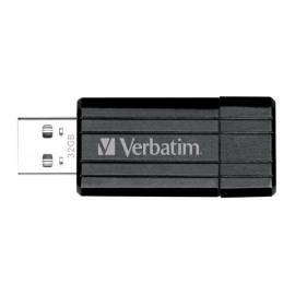 USB-flash-Disk VERBATIM Store ' n ' Go PinStripe 32GB USB 2.0 (49064) schwarz
