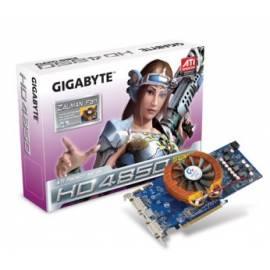 Grafikkarte GIGABYTE HD4850 512 MB (256) DDR3 2xDVI Vermögenswerte (R485ZL - 512H) Bedienungsanleitung