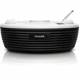 Radio mit CD PHILIPS AZ202 schwarz/weiß