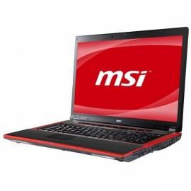 Laptop MSI GX740-242CZ schwarz/rot Bedienungsanleitung