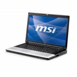 Benutzerhandbuch für Notebook MSI CX700-0W1XCZ schwarz