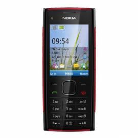 Handy NOKIA X 2 schwarz/rot