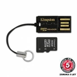 Leser Gummi Speicher KINGSTON MicroSD Reader Gen 2 w/16 GB MicroSDHC Class 4 Card (MRG2 + SDC4/16 GB)