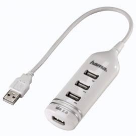 39788 HAMA USB-Hub weiß