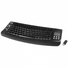 HAMA Funktastatur Tastatur mit einem Touchpad, DE-Version mit der Lokalisierung von CZ/SK (52324)