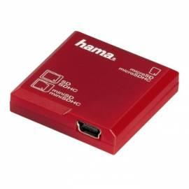 Benutzerhandbuch für HAMA-Card-Reader all in one SD, rot (91095) rot