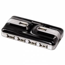 Benutzerhandbuch für HAMA USB 2.0 Hub USB HUB 1:7, mit Strom, schwarz/silber (49018)