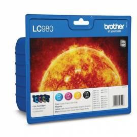 Tinte refill BROTHER LC-980 (LC980VALBP) schwarz/rot/blau/gelb