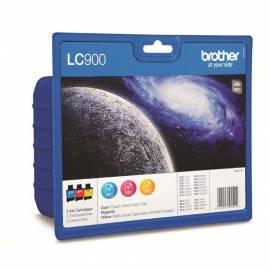 Tinte refill BROTHER LC-900 (LC900RBWBP) rot/blau/gelb