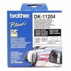 Bedienungshandbuch Zubehör für Drucker BROTHER DK-11204 (DK11204)