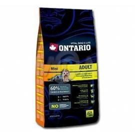 Datasheet Krmivo ONTARIO Adult Mini 2,5 kg