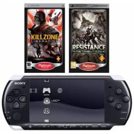 Bedienungshandbuch Spielekonsole SONY PlayStation Portable 3004 Reistance + Spiel + Spiel Killzone schwarz
