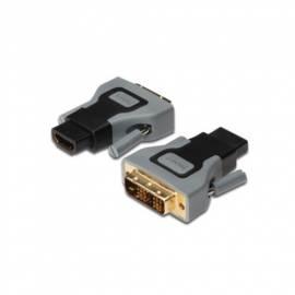 Zubehör DIGITUS HDMI A- &  Gt; DVI(18+1) W/M, (DK-408004) schwarz