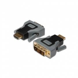 PC-Reduktion DIGITUS HDMI und DVI-D/M (18 + 1) (M) / Grau (DK-408002) schwarz/grau