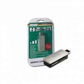 Leser Gummi Memory Card Reader USB 2.0 DIGITUS Stick (DA-70310-1)