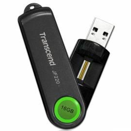 USB-flash-Disk TRANSCEND JetFlash 220 16GB, USB 2.0 (TS16GJF220) grün