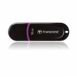 USB-flash-Disk TRANSCEND JetFlash 300 16GB, USB 2.0 (TS16GJF300) schwarz Bedienungsanleitung