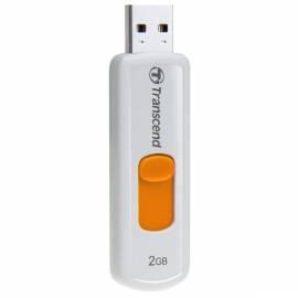 USB-flash-Disk TRANSCEND JetFlash 530 2GB, USB 2.0 (TS2GJF530) weiss/Orange