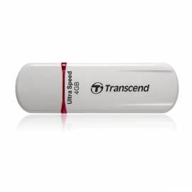 USB-flash-Disk TRANSCEND JetFlash 620 4GB, USB 2.0 (TS4GJF620) weiß/rot Bedienungsanleitung
