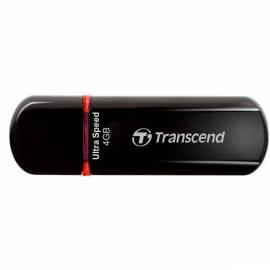 Benutzerhandbuch für JetFlash TRANSCEND 4 GB USB-flash-Laufwerk, USB 2.0 (TS4GJF600) das V600 schwarz/rot