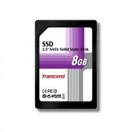 Tought Festplatte TRANSCEND 8 GB SSD-Festplatte 2,5 '' SATA (TS8GSSD25S-S) - Anleitung