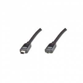 Bedienungshandbuch PC-Kabel 6pin-4pin FireWire DIGITUS 1, 8 m / grau (DK-115006) schwarz/grau