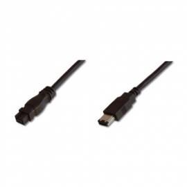 PC DIGITUS FireWire 6pin - 9-polig Kabel 3 m (AK-1394 b-306) schwarz Bedienungsanleitung