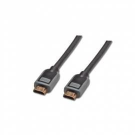 DIGITUS HDMI-Kabel / m, AWG30, A2 / grau, Gold (DK-108050)