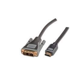 Zubehör DIGITUS HDMI/A auf DVI-D Single Link, Gold AWG30, 2m (DK-108002)