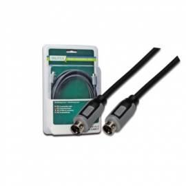 PC Kabel DIGITUS PS/2 Anschluß cable3m, AWG 28, / GRA, Blister (DB-229544) schwarz/grau - Anleitung