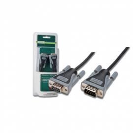 PC DIGITUS DB9 M/F Kabel 2 m / grau, blister (DB-229414) schwarz/grau Gebrauchsanweisung