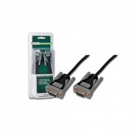 PC-Kabel DIGITUS DB9 F/F 2 m / grau, blister (DB-229469) schwarz/grau - Anleitung