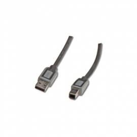 DIGITUS USB-Kabel und PC/M-&   Gt; B-M, 2 m/grau (DK-112002) schwarz/grau