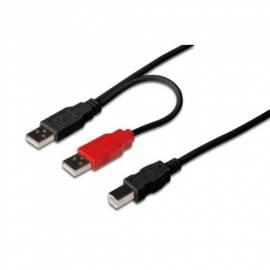 Service Manual PC Kabel DIGITUS USB AC Y-Kabel, 2xUSB A - &  Gt; USB-B, 1m (AK-112007)
