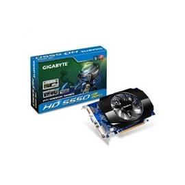 Grafikkarte GIGABYTE HD5550 1 GB (128) aktiv 1xDVI HDMI DDR3 (GV-R555D3-1-GI)