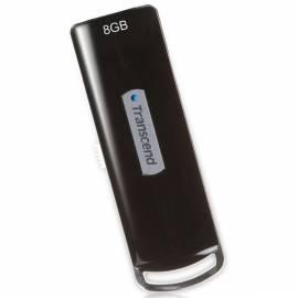 USB Flash disk TRANSCEND JetFlash V10 8GB, USB 2.0 (TS8GJFV10) schwarz Bedienungsanleitung