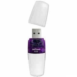 USB Flash disk TRANSCEND JetFlash V20 8GB, USB 2.0 (TS8GJFV20) violett - Anleitung