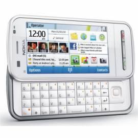 Das Handy ist das NOKIA C6 weiß