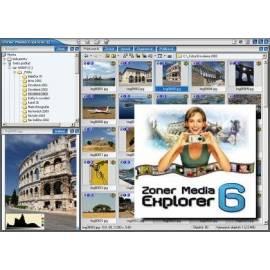 Software ZONER Media Explorer 6 - Startseite