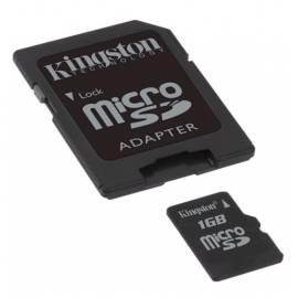 Speicherkarte KINGSTON 1 GB MicroSD (SDC/1 GB)