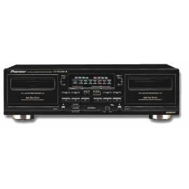 Bedienungsanleitung für Kassettenrecorder PIONEER CT-W208R schwarz