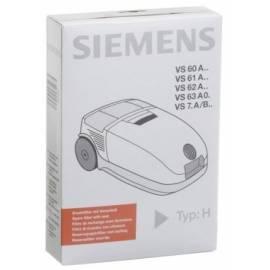 Handbuch für VZ92H61 SIEMENS Staubsaugerbeutel für Papierfilter