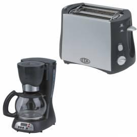 Kaffeemaschine ETA 6455 90000 Presto mit geschlossenen (Toaster 7158) schwarz Bedienungsanleitung