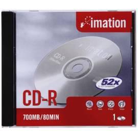 Datenträger CD Imation CD-R 80 min 52 X, Jewel-Box - bal/10ks