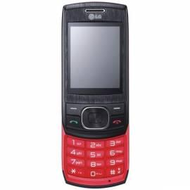 Mobiltelefon LG GU 230 schwarz/rot