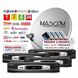 MASCOM mit Satelliten-1101B/80MBL-QUAD +.ICST schwarz